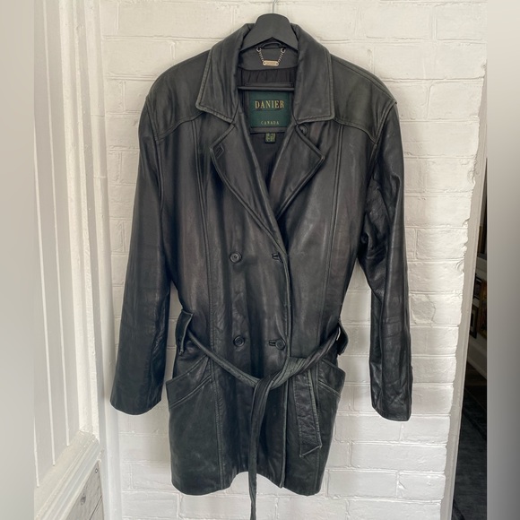 DANIER LEATHER COAT - Picture 4 of 7